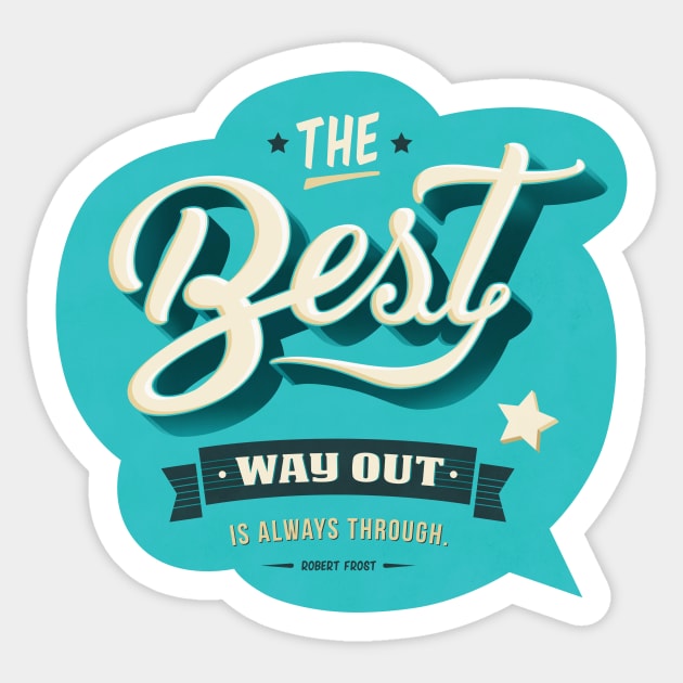 Way out Sticker by Ester Kay